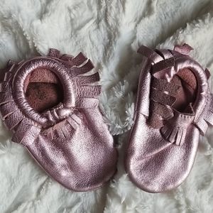 Freshly Picked Pink Moccasins size 7